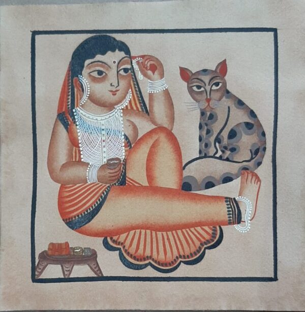 Kalighat painting - Bapi Chitrakar - 09