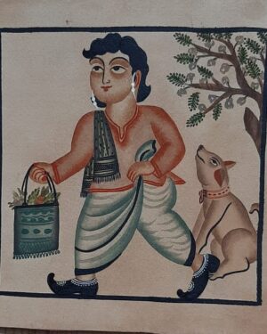 Kalighat painting - Bapi Chitrakar - 10