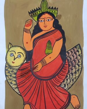 Lakshmi - Patua art - Madhusudan Chitrakar - 01