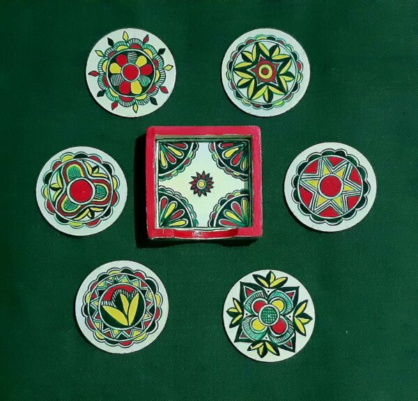 Tea coasters - Manjusha Art - Indian handicraft - Madhu Kumari - 03