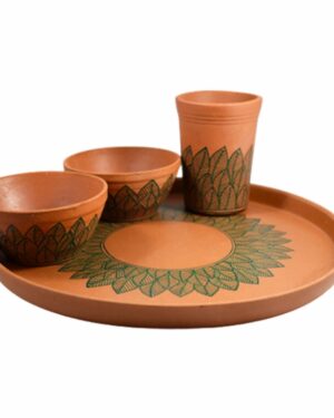Tahlli set - Manjusha painting - Indian handicraft - Pankhuri - 02