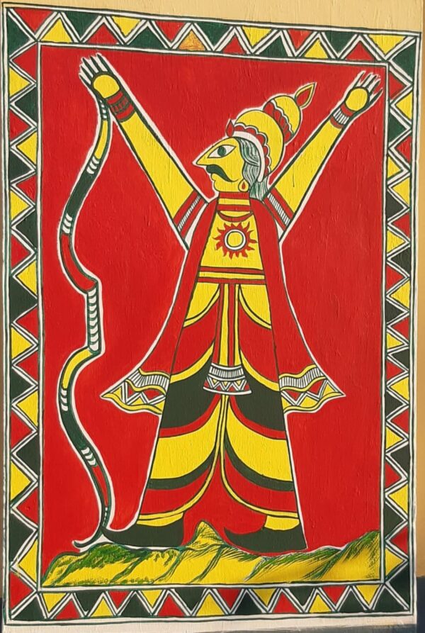 Chandu saudagar - Manjusha painting - Pankhuri - 05