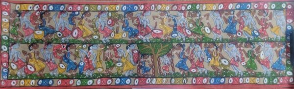 Tribal dance - Pattachitra - Gura Chitrakar - 01