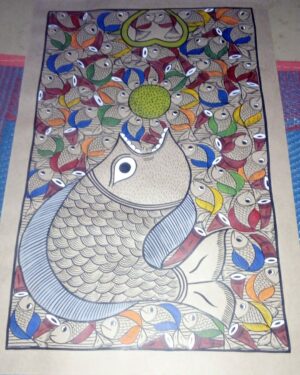 Fish Marriage - Pattachitra painting - Ayesa Chitrakar - 08