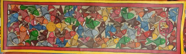 Fish marriage - Patua art - Jaba Chitrakar - 01
