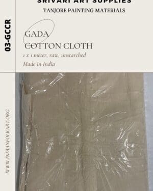 03-GCCR- Gada Cloth, Tanjore Painting Materials, 1 x 1m