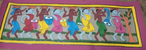 Tribal Dance - Pattachitra - Ahed Chitrakar -01