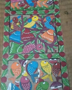 Bird marriage - Pattachitra - Ahed Chitrakar -04