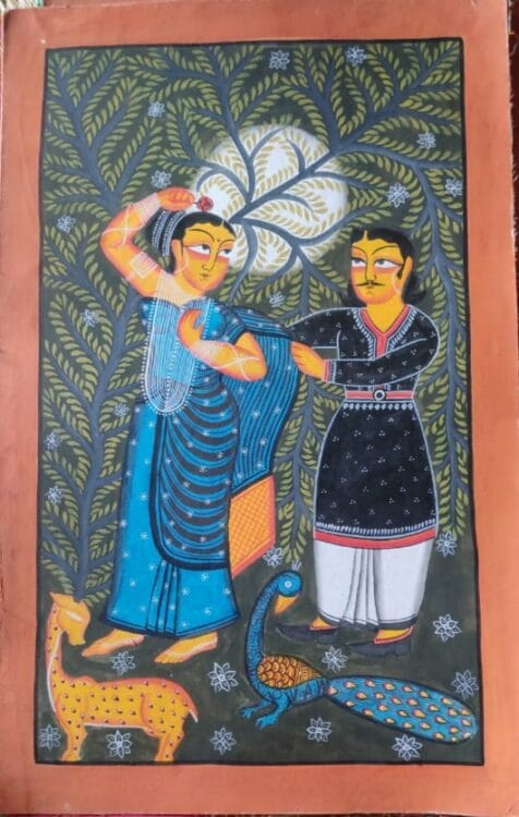 Babu Bibi - Kalighat Painting (14