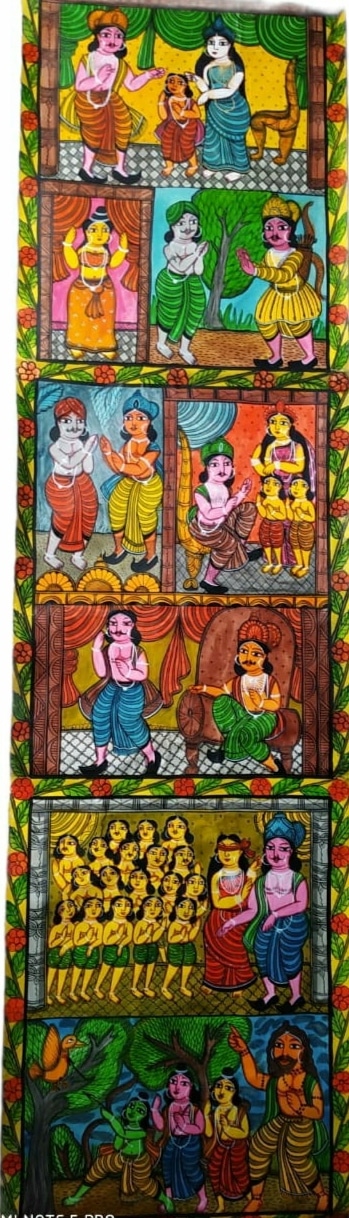 Draupadis Cloths Patua Art Manimala Chitrakar 07