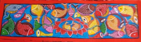 Fish Marriage Patua Art Manorama Chitrakar 06