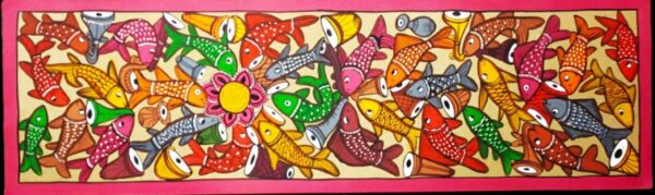 Fish Marriage - Patua art - Madhusudan Chitrakar - 11