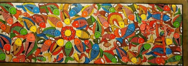Fish Marriage - Patua art - Madhusudan Chitrakar - 13