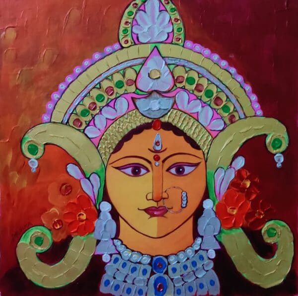 Maa Durga - Indian Art - Monika - 01