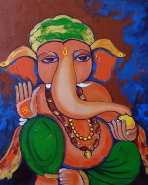 Ganesha - Indian Art - Monika - 03