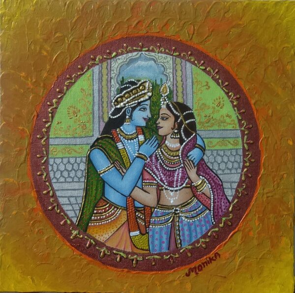 Radha Krishna - Indian Art - Monika - 05
