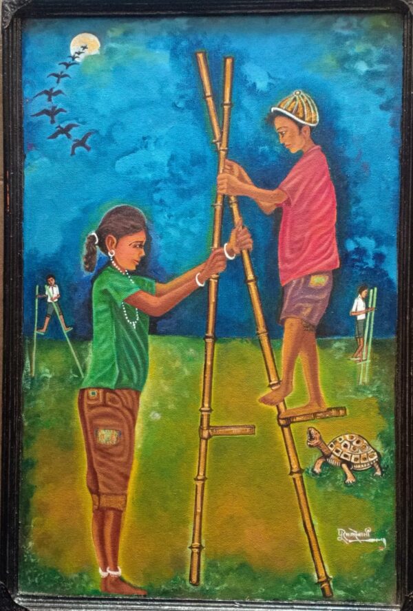 Brother and Sister - Indian Art - Pooran Poori - 03