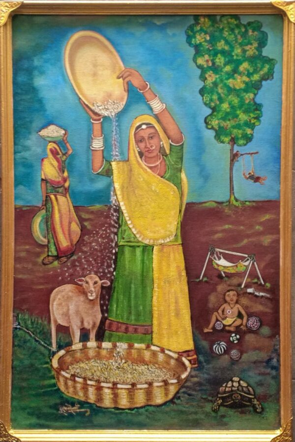 Rural Rajasthan Culture - ndian Art - Pooran Poori - 04