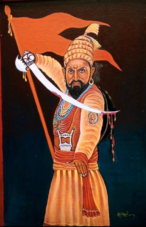 Shivaji Maharaj - Indian Art - Pooran Poori - 05
