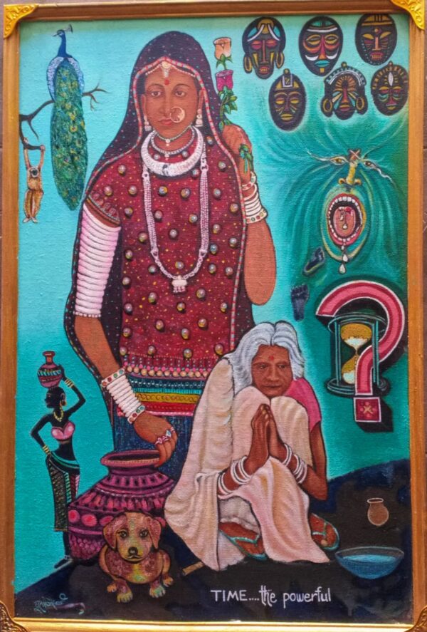 Time - the powerful - Indian Art - Pooran Poori - 06