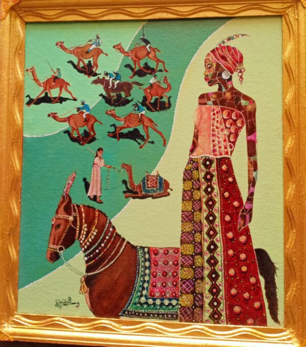 Life is a race - Indian Art - Pooran Poori - 11