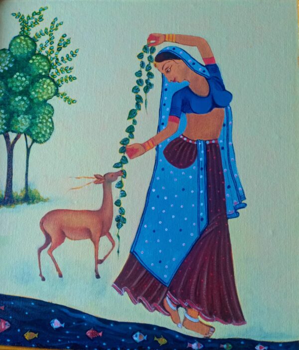 Animal love - Indian Art - Pooran Poori - 15