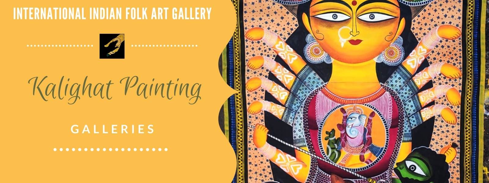 Kalighat Painting International Indian Folk Art Gallery 01
