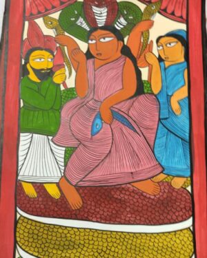Manasa Devi Kalighat Art Mousumi Chitrakar 07