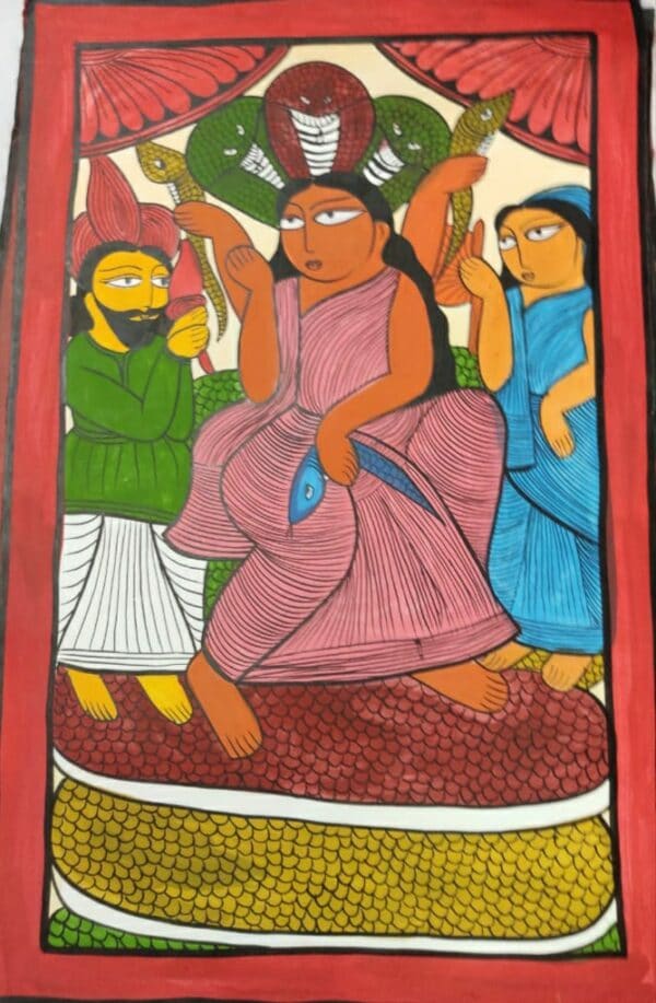 Manasa Devi Kalighat Art Mousumi Chitrakar 07