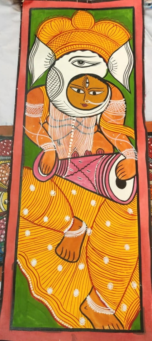 Shree Ganesh Kalighat Art Mousumi Chitrakar 03
