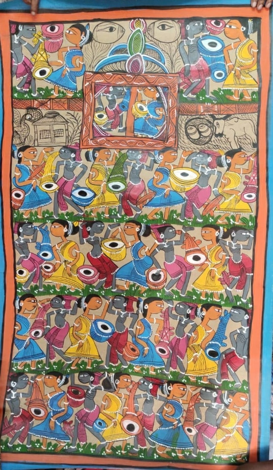 Tribal Painting Kalighat Art Mousumi Chitrakar 02