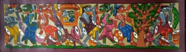 Tribal Painting Patua Art Sakina Chitrakar 01