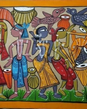 Tribal Painting Patua Art Sakina Chitrakar 03