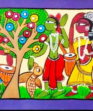 Tribal Painting - Patua art - Madhusudan Chitrakar - 01