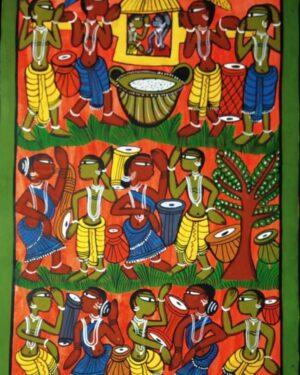 Tribal Painting - Patua art - Madhusudan Chitrakar - 03