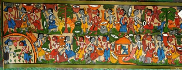 Tribal Painting - Patua art - Madhusudan Chitrakar - 04