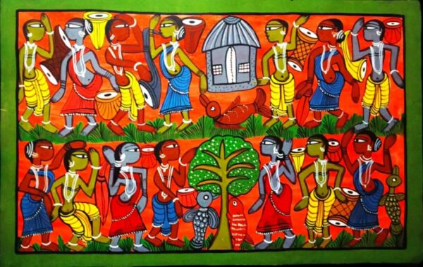 Tribal Painting - Patua art - Madhusudan Chitrakar - 05