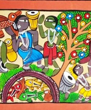 Tribal Painting - Patua art - Madhusudan Chitrakar - 08