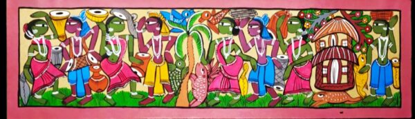 Tribal Painting - Patua art - Madhusudan Chitrakar - 09