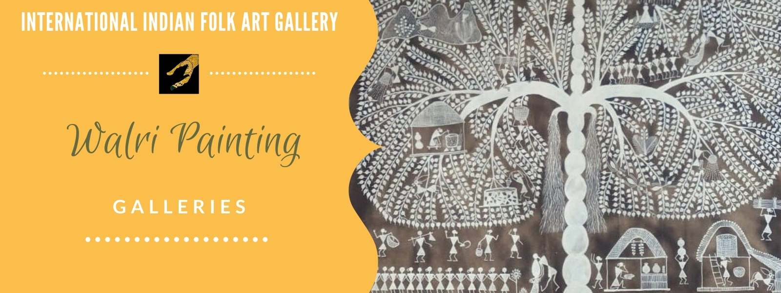 Warli Painting Indian Folk Art Gallery 04a