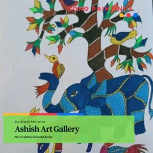 Gond Painting Ashish Art Gallery