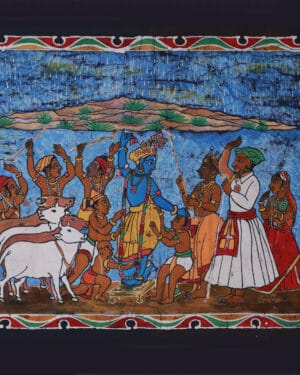 Govardhanagiri-Batik painting-Prasanna Kumar - 07