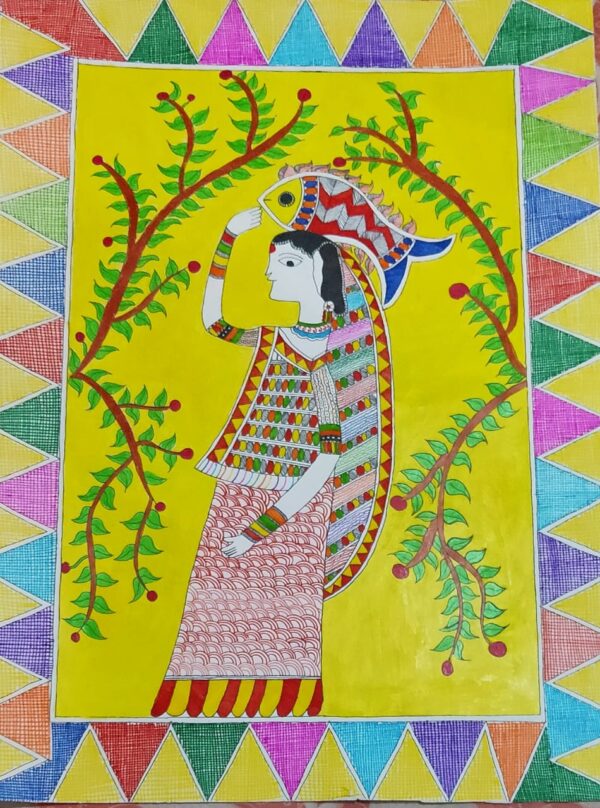 Bahuriya - Madhubani painting - Ashish - 01