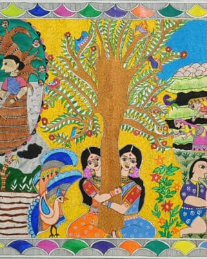 Environmental Protection -Madhubani painting - Ashish - 05