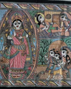 Sita the Warrior - Madhubani painting - Bhagavan Thakur - 04