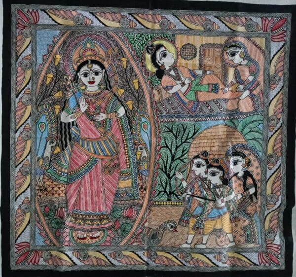 Sita the Warrior - Madhubani painting - Bhagavan Thakur - 04