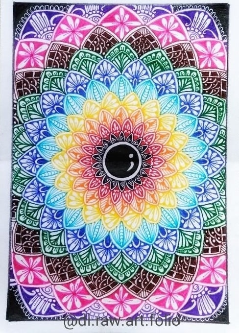 Mandala art - Diksha - 07