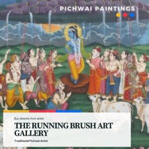 Pichwai Painting THE RUNNING BRUSH ART GALLERY