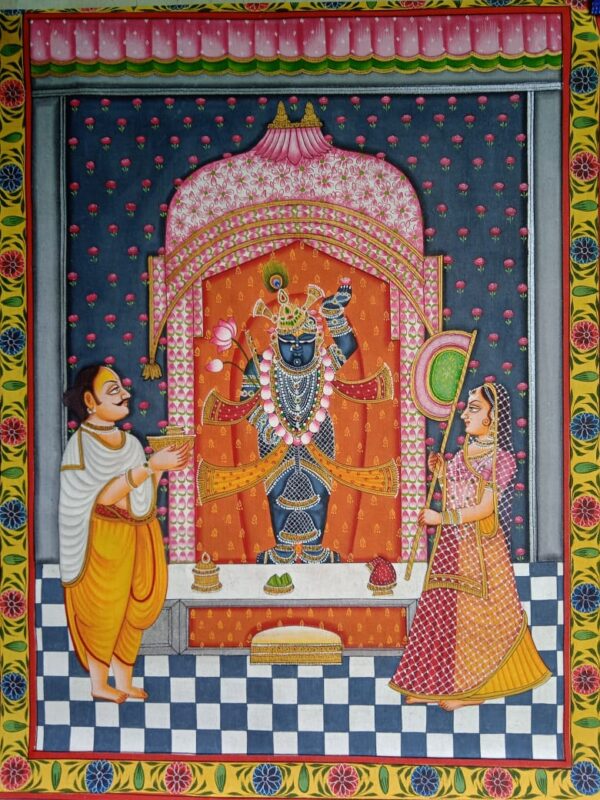 Srinath ji - Pichwai painting - Daulatram - 14