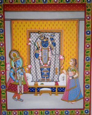 Srinath ji - Pichwai painting - Daulatram - 15